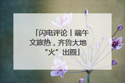 闪电评论丨端午文旅热，齐鲁大地“火”出圈