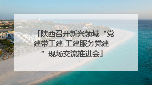 陕西召开新兴领域“党建带工建 工建服务党建”现场交流推进会