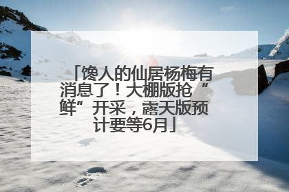 馋人的仙居杨梅有消息了！大棚版抢“鲜”开采，露天版预计要等6月