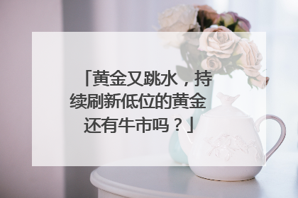 黄金又跳水，持续刷新低位的黄金还有牛市吗？