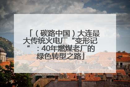 （碳路中国）大连最大传统火电厂“变形记”：40年燃煤老厂的绿色转型之路