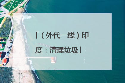 （外代一线）印度：清理垃圾