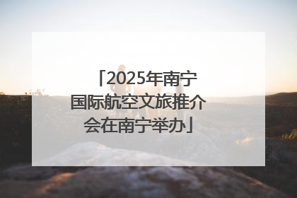 2025年南宁国际航空文旅推介会在南宁举办