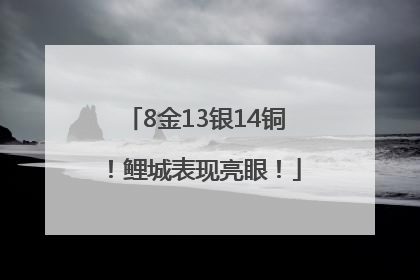 8金13银14铜！鲤城表现亮眼！