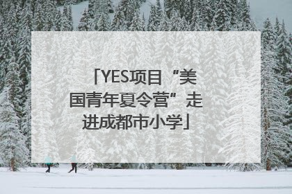YES项目“美国青年夏令营”走进成都市小学